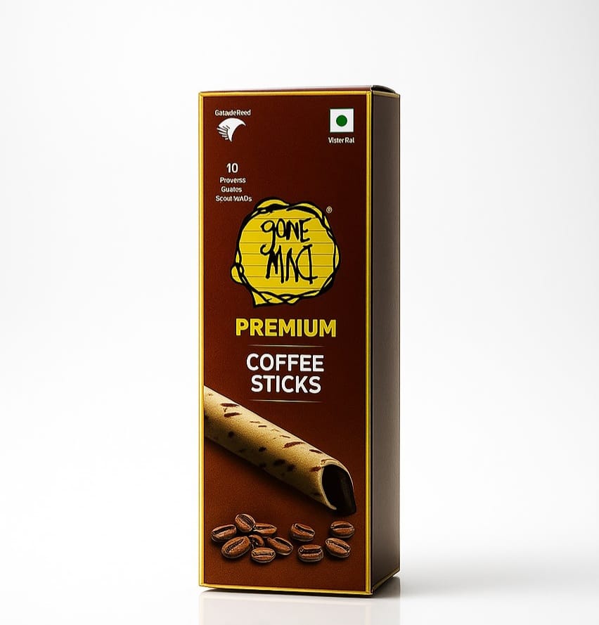 Gone Mad Gang of 10 Premium Coffee Sticks – Crispy, Creamy